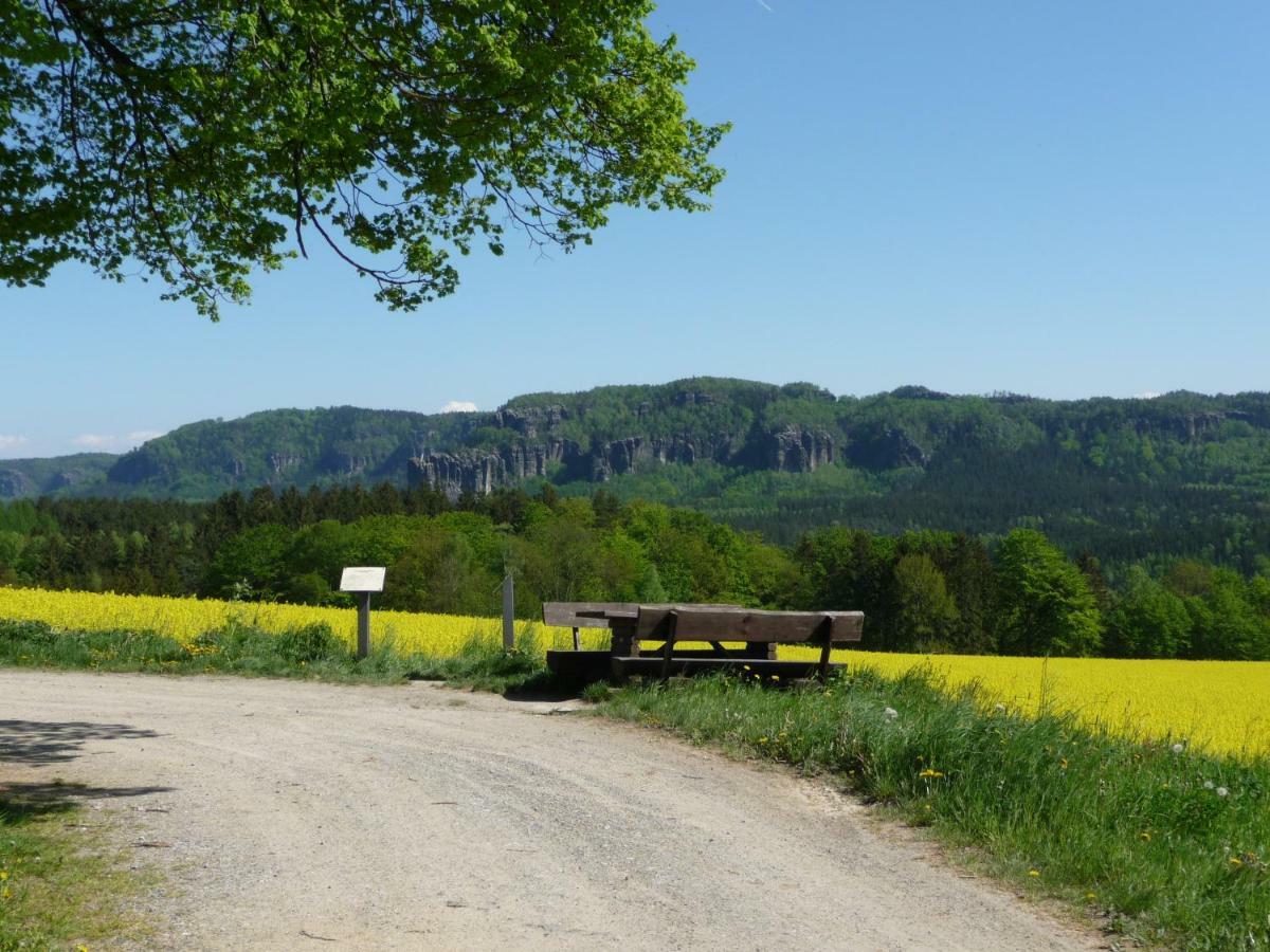 Pension Am Weinberg Saechsische Schweiz Mittelndorf Εξωτερικό φωτογραφία