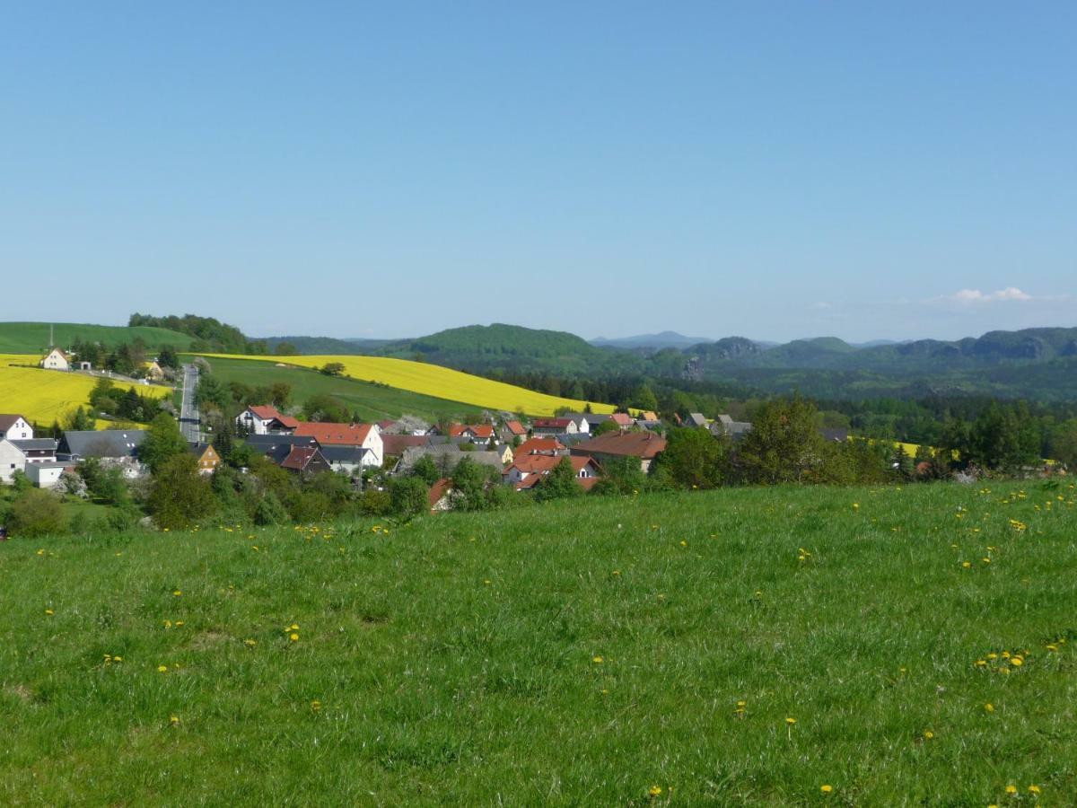 Pension Am Weinberg Saechsische Schweiz Mittelndorf Εξωτερικό φωτογραφία