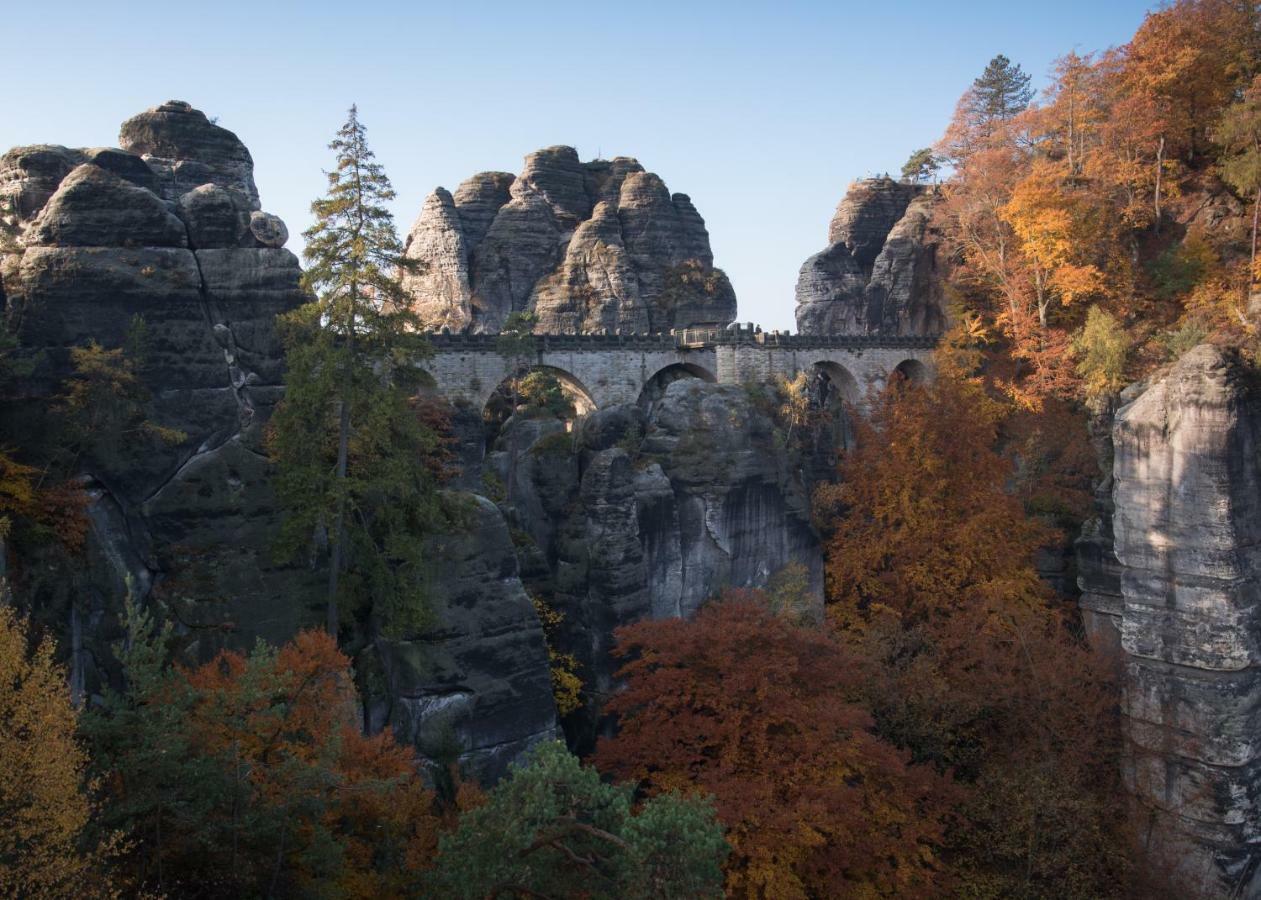 Pension Am Weinberg Saechsische Schweiz Mittelndorf Εξωτερικό φωτογραφία
